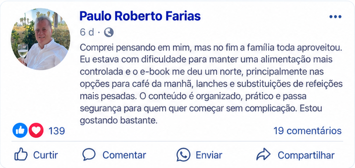 Depoimento de leitor sobre o guia