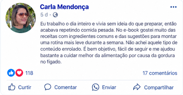 Depoimento de leitor sobre o guia